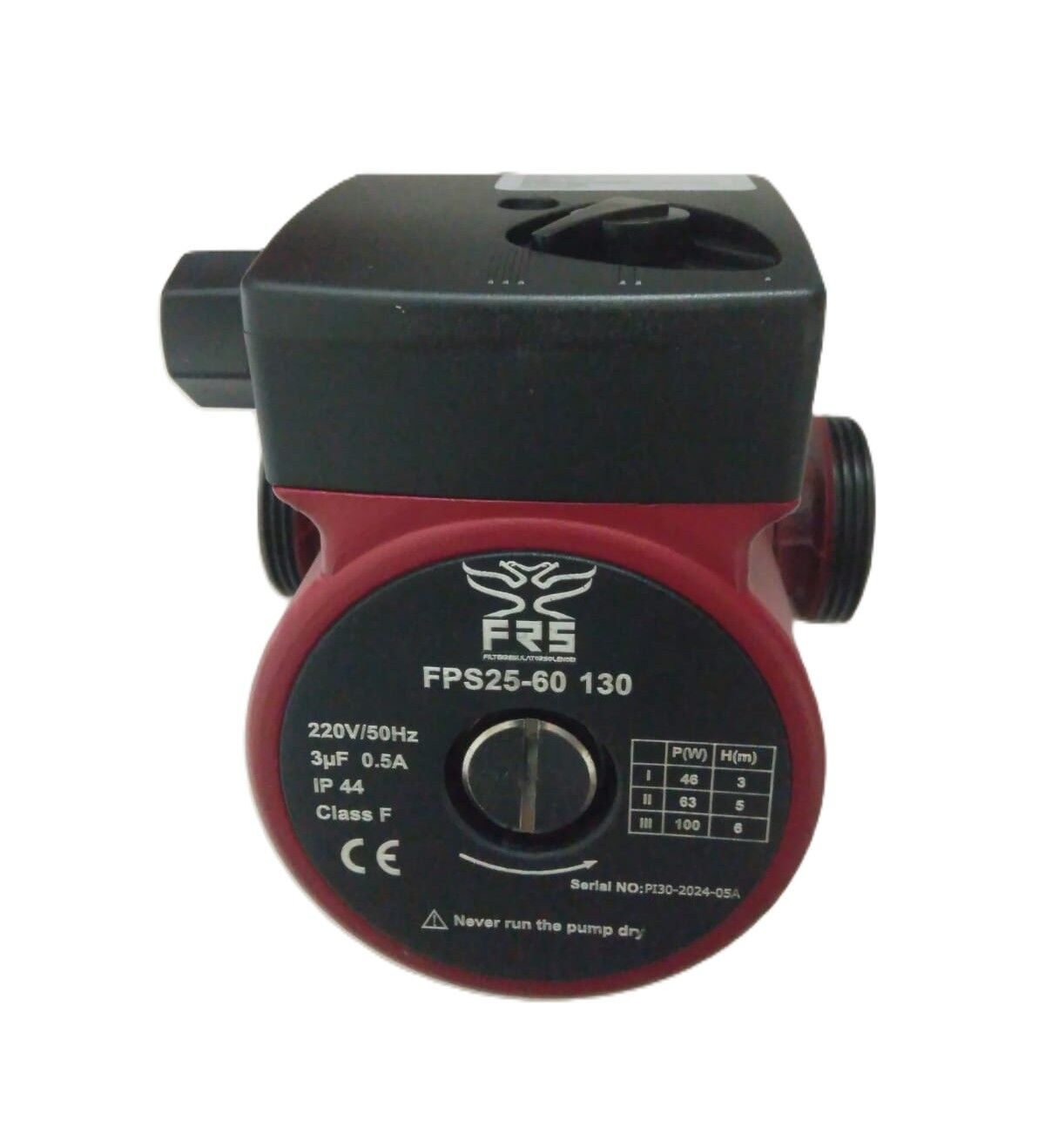 FRS Sirkülasyon Pompası 25-60/ 130 ( 3 Kademeli , 1'' Bağlantılı )