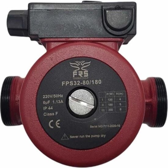 FRS Sirkülasyon Pompası 32-80/180  (3 Kademeli , 1 1/4'' Bağlantılı )
