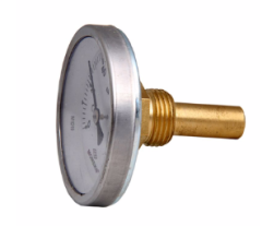 Moneks  Termometre, Sıcaklık Ölçer  Q 65 mm Arkadan Bağlantılı