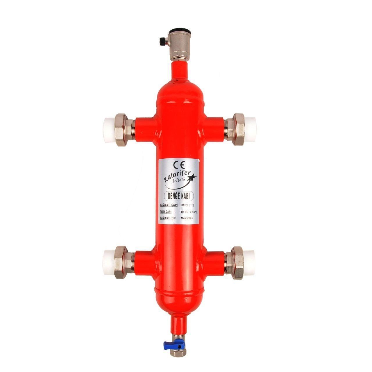 Hazır Denge Kabı 1'' (DN 25) , Q 80 , PPRC Oynar Başlıklı Rekorlu , Otomatik Purjörlü