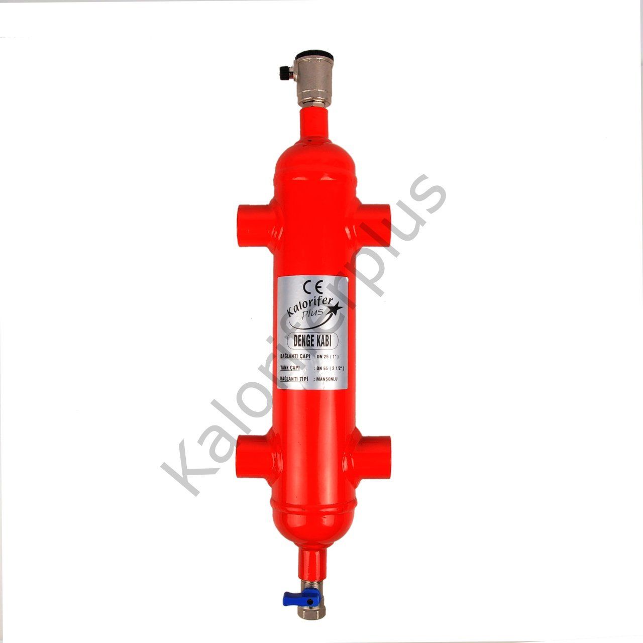 Hazır Denge Kabı 1  1/4'' (DN 32) , Q 100 , Dişli ,Otomatik Purjörlü