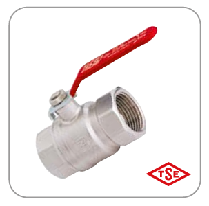 Küresel Vana PN 16 , Kulanım Suyu ( İç Dişli , Tam Geçişli , Çelik Kollu )