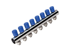 Vanalı Kollektör - Paslanmaz Çelik 1”-16x2 ( KAS marka )