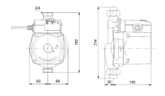 Grundfos UPA 15-90 Güneş Enerjisi Basınçlandırma Pompası