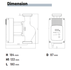 DUCA COSMA 25-8/180 Frekans Kontrollü Pompa